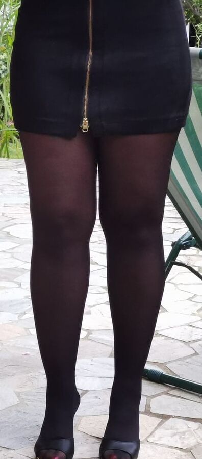 Me in skirt and...