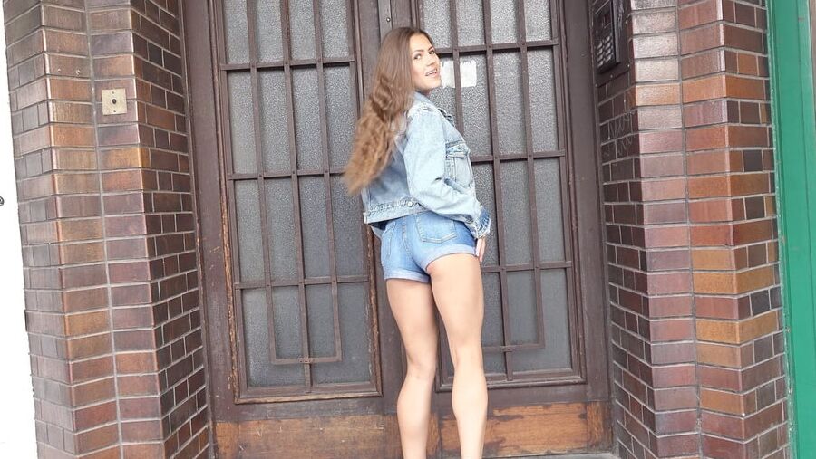 GERMAN SCOUT - Cute Shy Teen Serina Gomez Pickup and Fuck at
