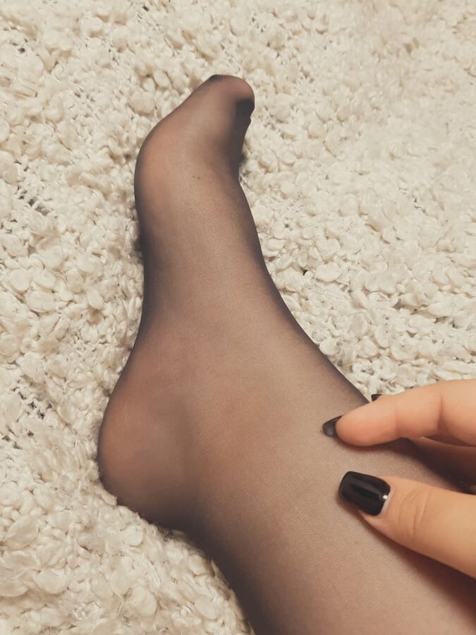 Little feet in stockings