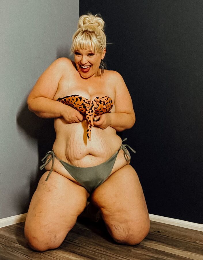 Bikinis are for Big girls Thick thighs and fat belly