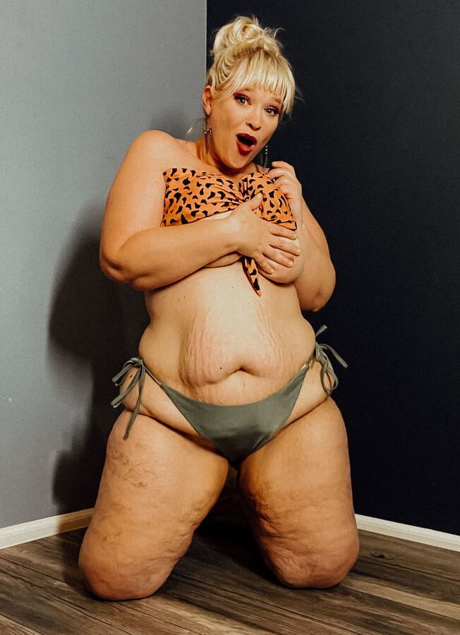 Bikinis are for Big girls Thick thighs and fat belly