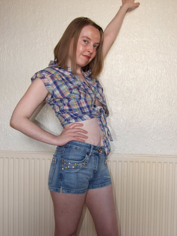 Denim Shorts and heels