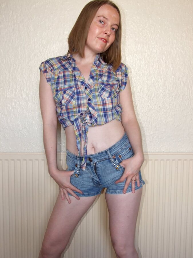 Denim Shorts and heels