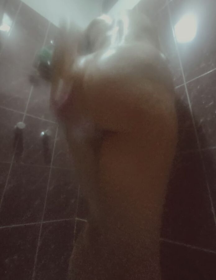 Selene at the shower