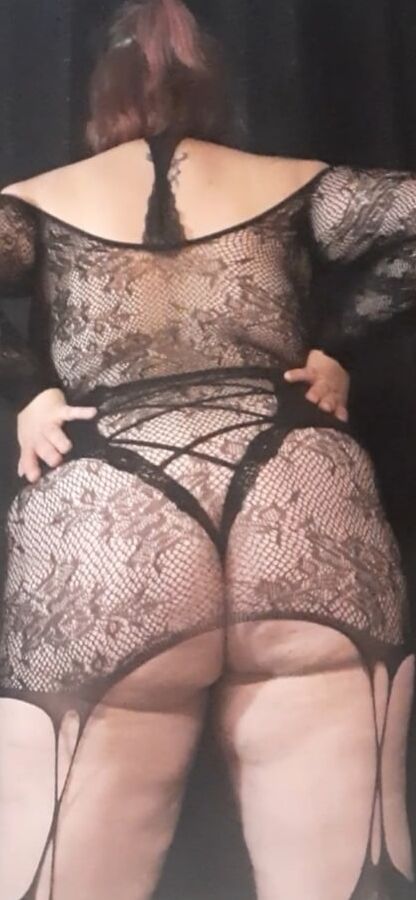 Trying on my new bodysuit