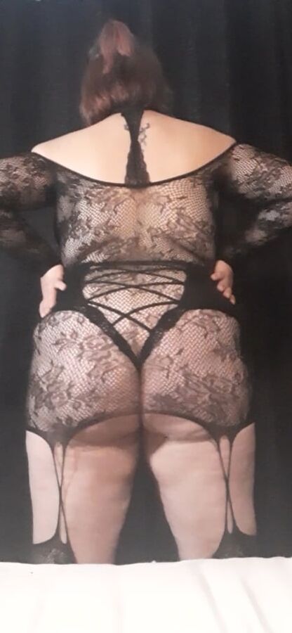 Trying on my new bodysuit