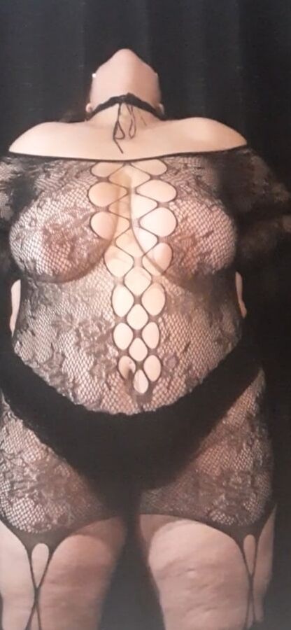 Trying on my new bodysuit
