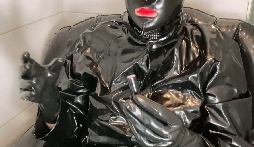 Pissing on Inflatable Chair