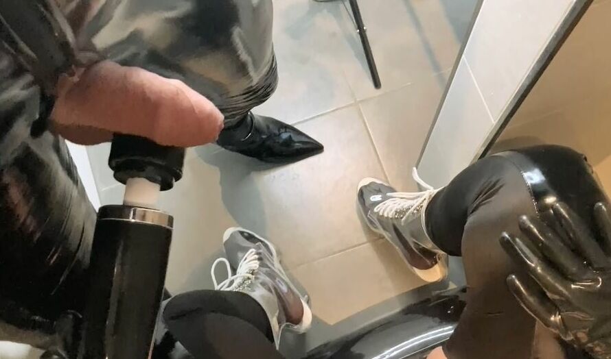 Pissing on Inflatable Chair