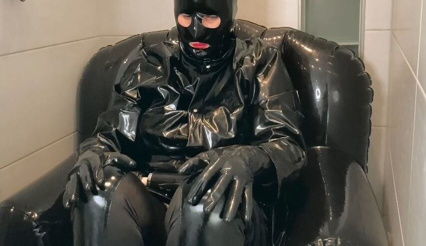 Pissing on Inflatable Chair