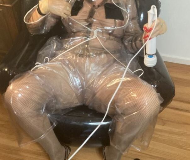 Clear High Heels and Clear PVC Fetish