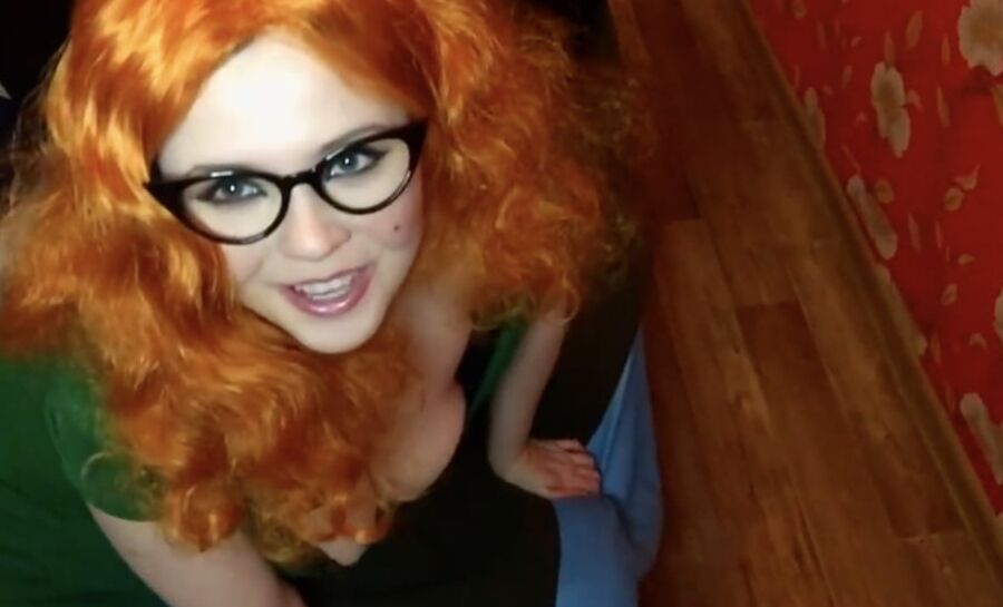 Redhead with smile
