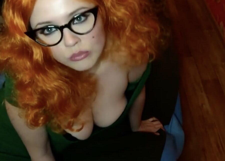 Redhead with smile