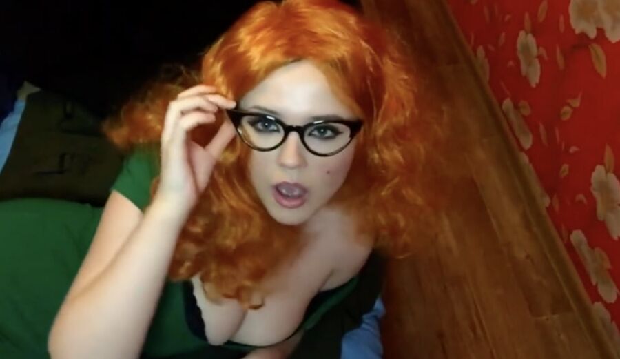 Redhead with smile