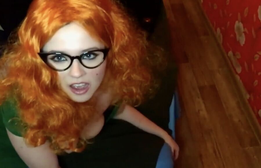 Redhead with smile