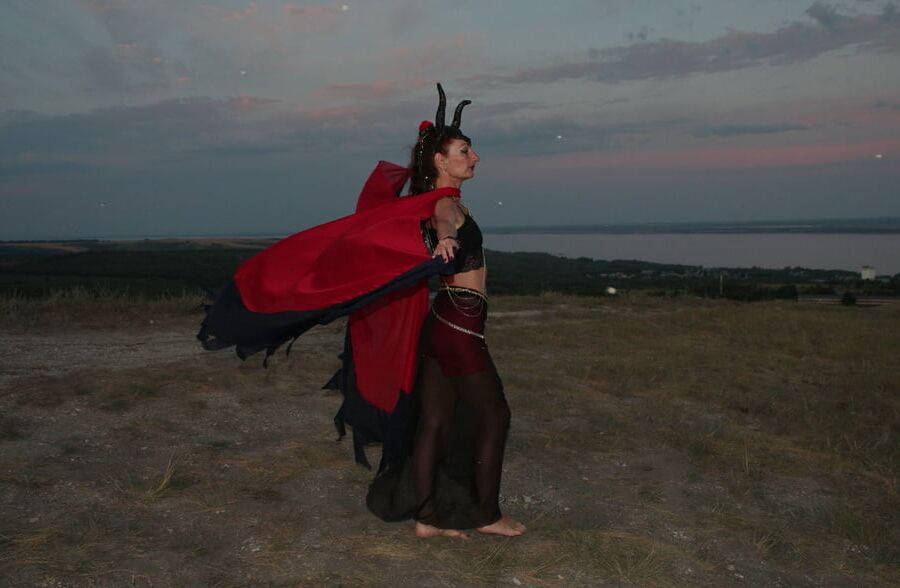 Sunset and Maleficent