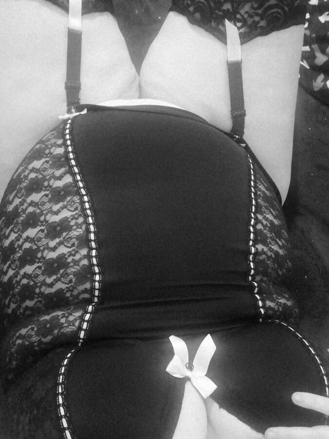 Black and White Lingerie