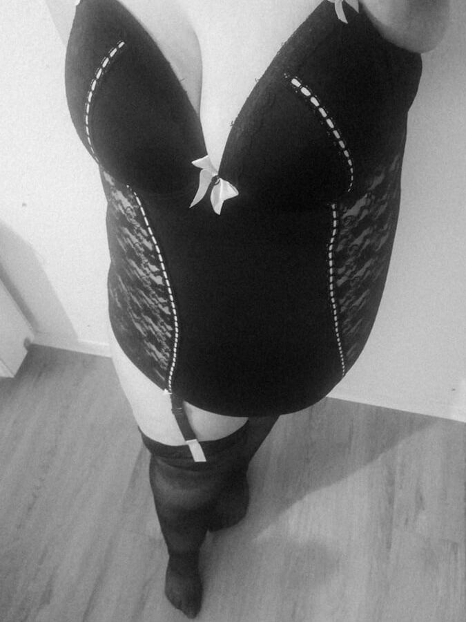 Black and White Lingerie