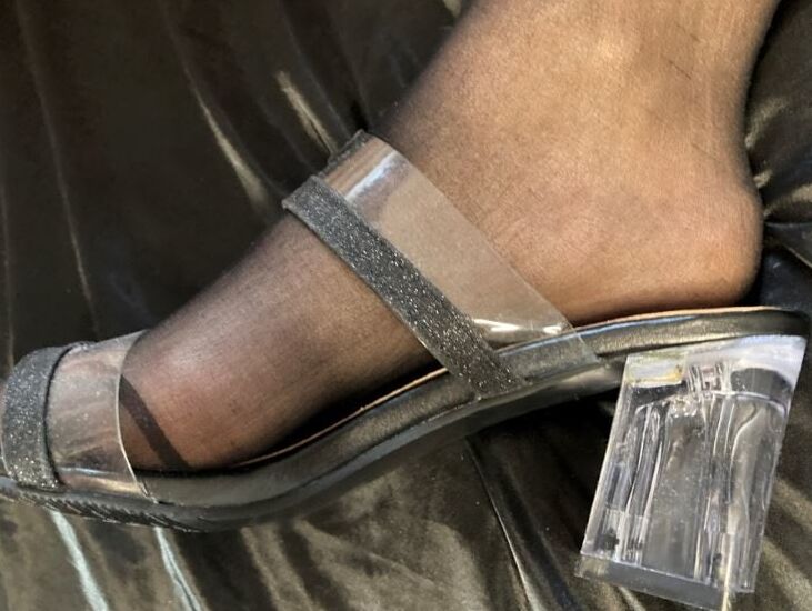 Sunday Morning new High Heels try on