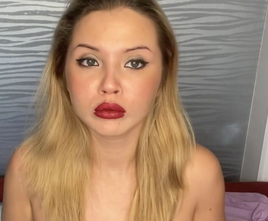 Naked hair brushing