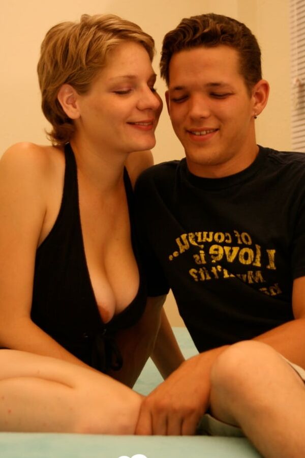 Busty teacher cannot have enough of my cock