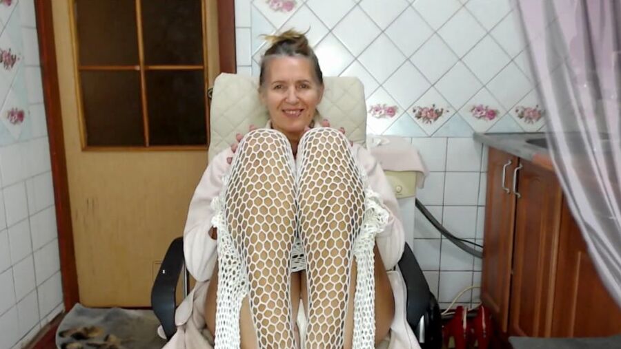 Lukerya loves to create erotic clothes with her own hands