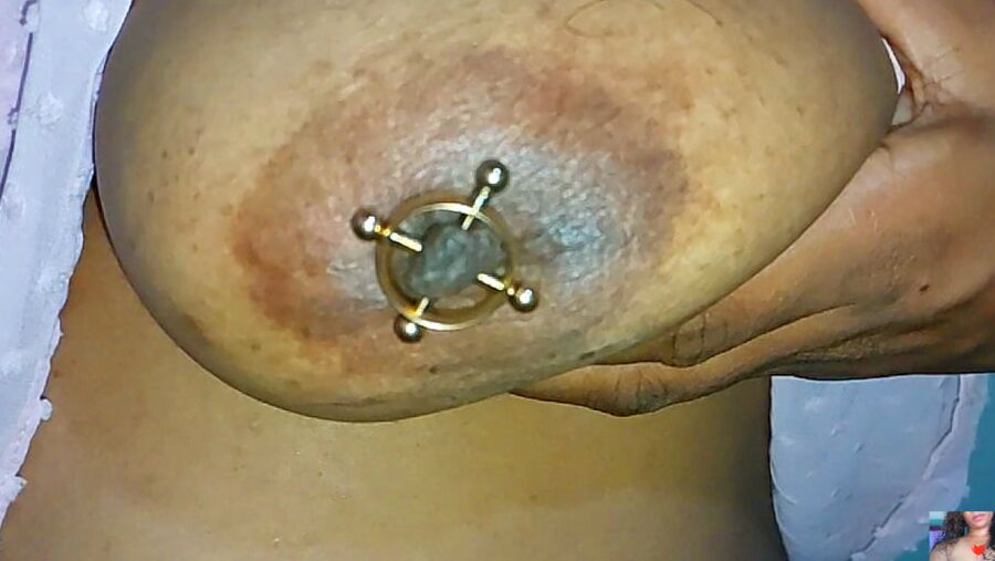 My big natural tits with Nipple Ring