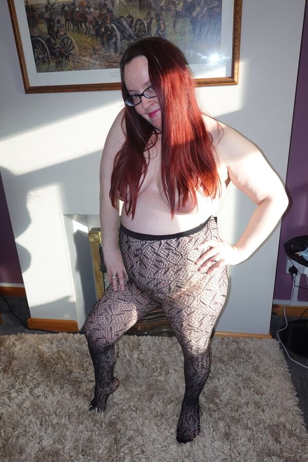 Black Fishnet pantyhose