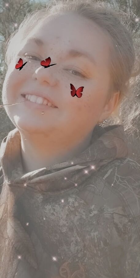 Freshly fucked in the forest
