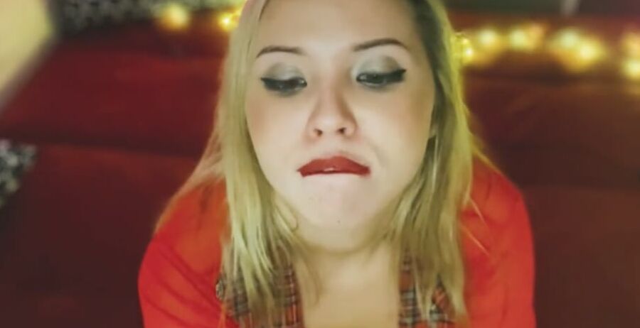 Sexy girl with cum and dick