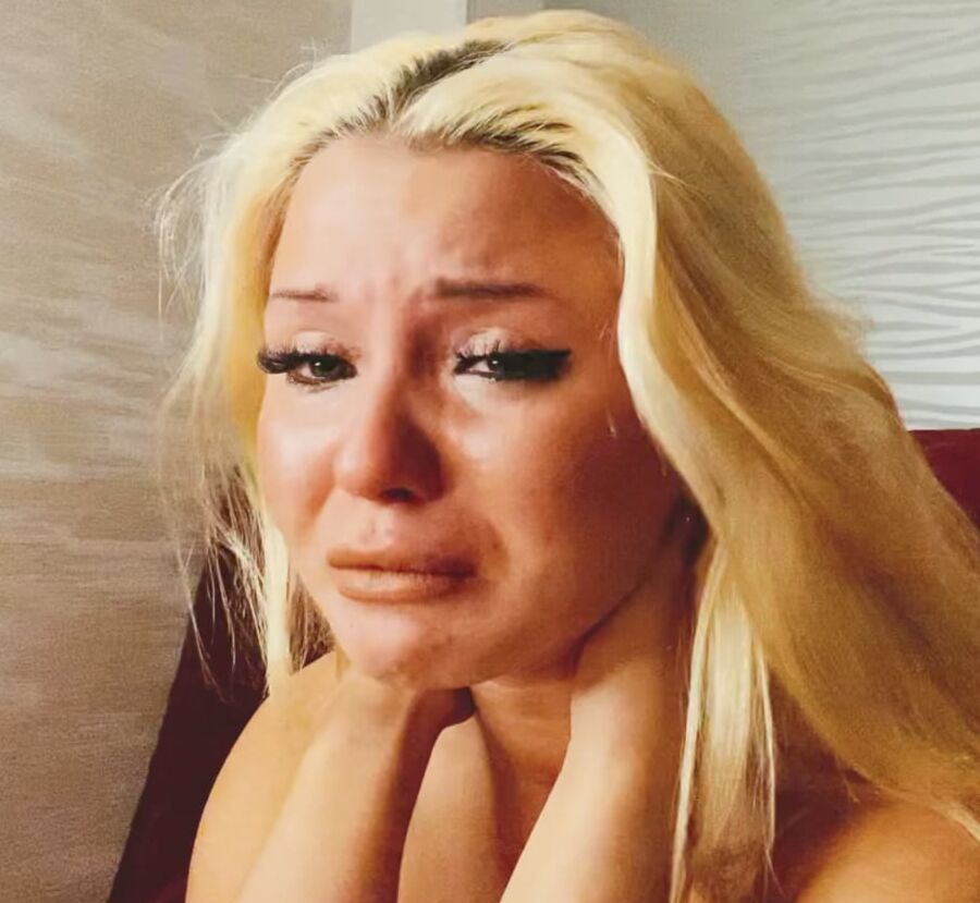 Crying fetish sexy doll