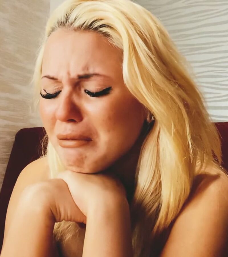 Crying fetish sexy doll