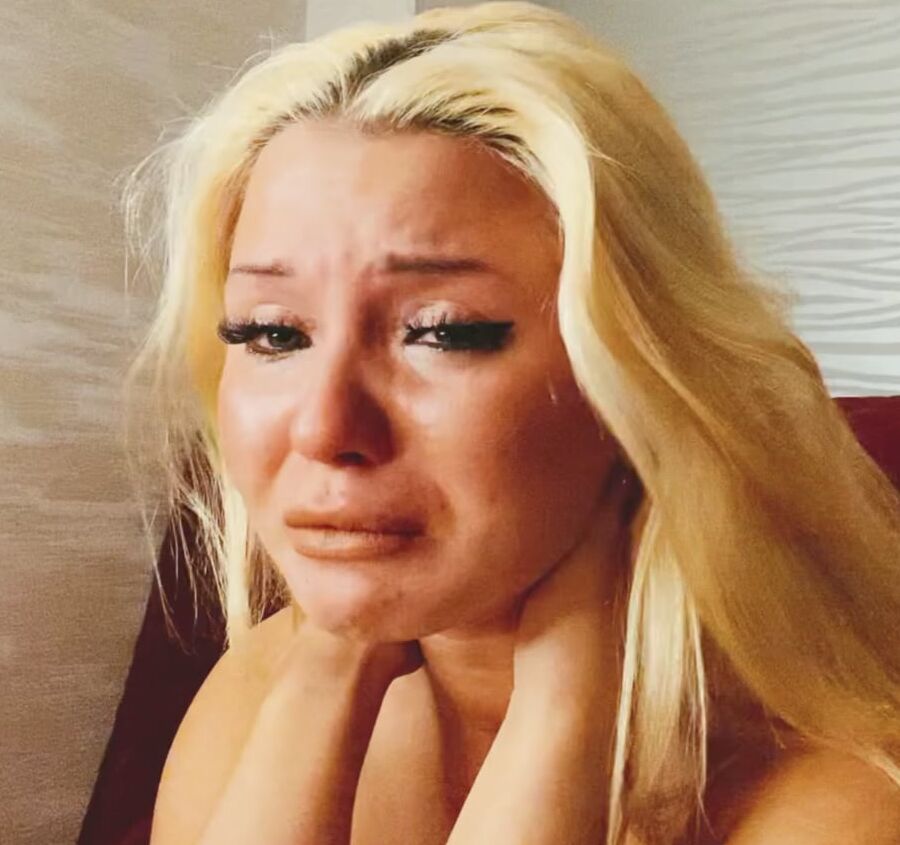 Crying fetish sexy doll