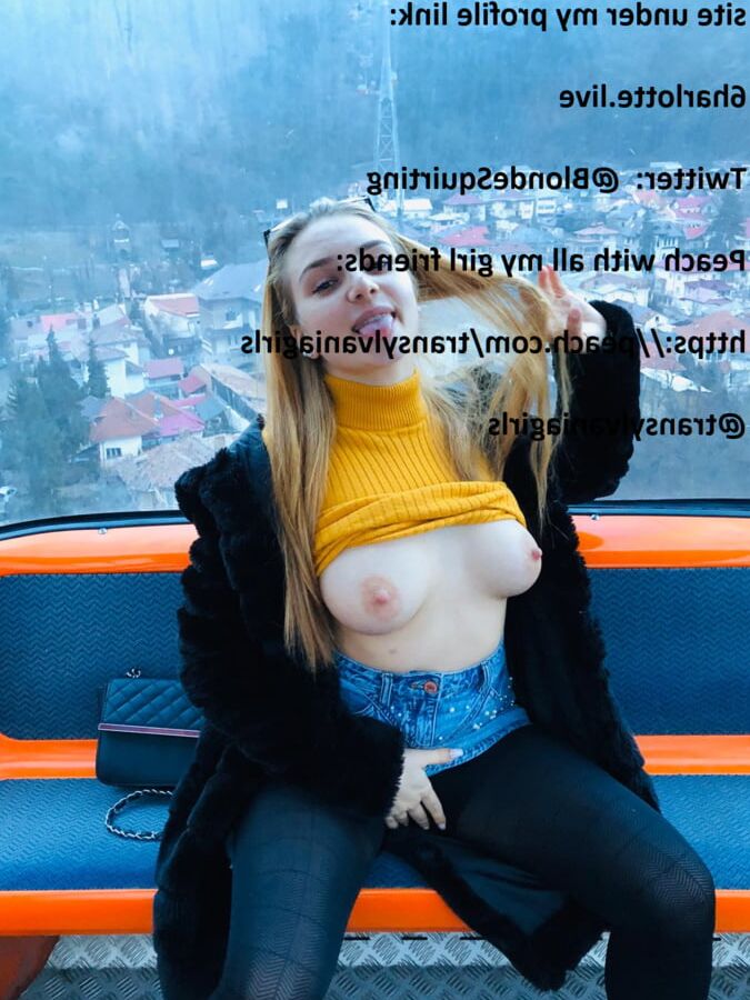 Charlotte best big boos teen flashing big tits  in public