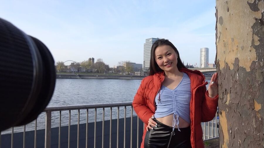 GERMAN SCOUT - ASIAN GIRL LUNA PICKUP AND FUCK IN COLOGNE