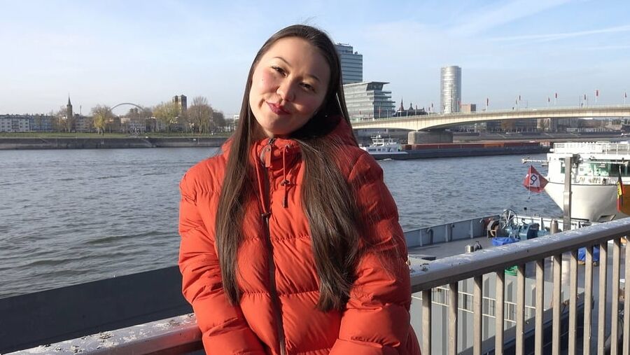 GERMAN SCOUT - ASIAN GIRL LUNA PICKUP AND FUCK IN COLOGNE
