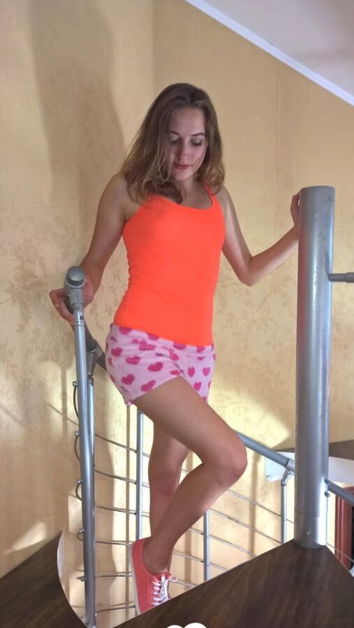 Nerdy cutie tries on some sexy clothes