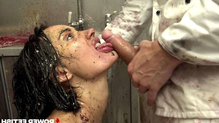 Valentina Sierra Pees All Over the Kitchen