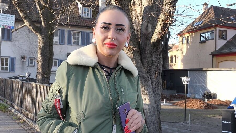 GERMAN SCOUT - FIT GERMAN FEMDOM TEEN KATHARINA PISS WHILE F