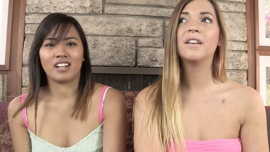 Angelina Chung and Jenna Leigh fuck in threesomes