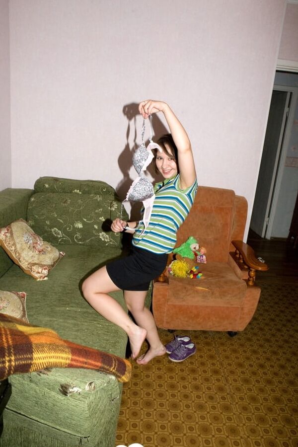 My girlfriend loves stripping for the camera