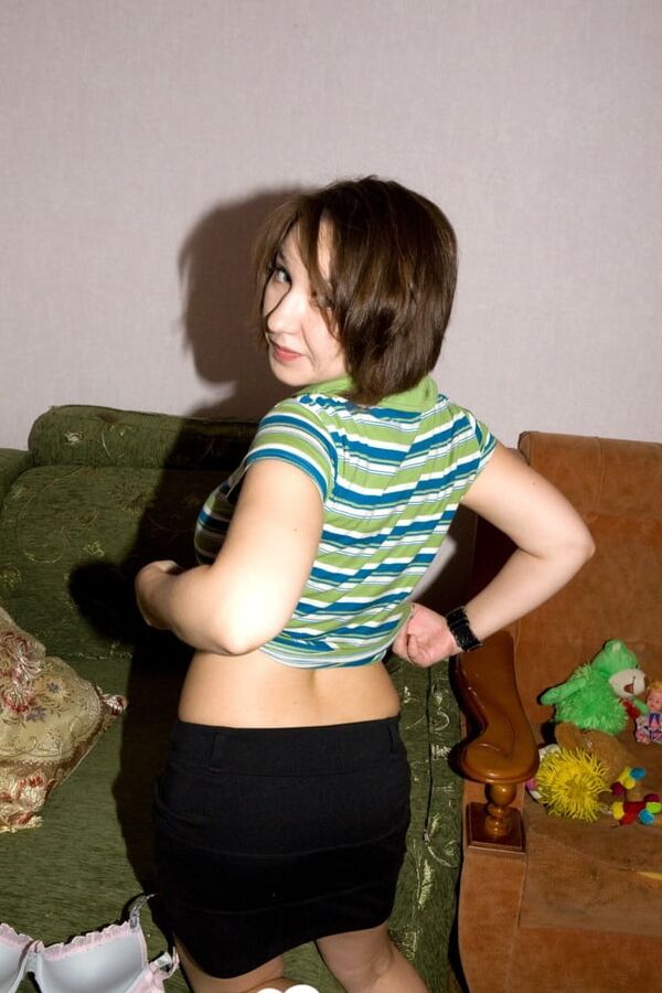 My girlfriend loves stripping for the camera