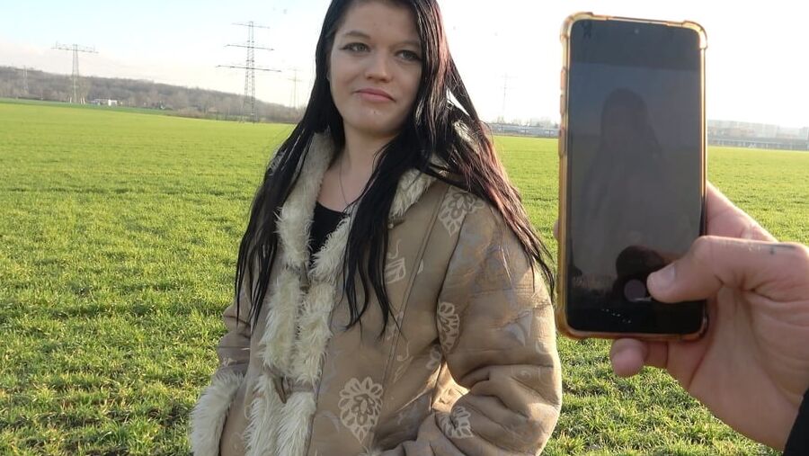 GERMAN SCOUT - BERLIN GOTH GIRL DOREEN PICKUP AND ROUGH FUCK
