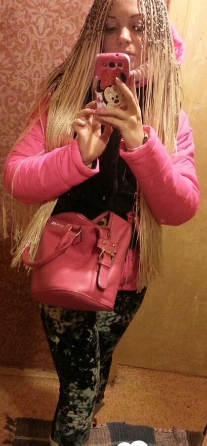 Kinky blonde loves working out on camera