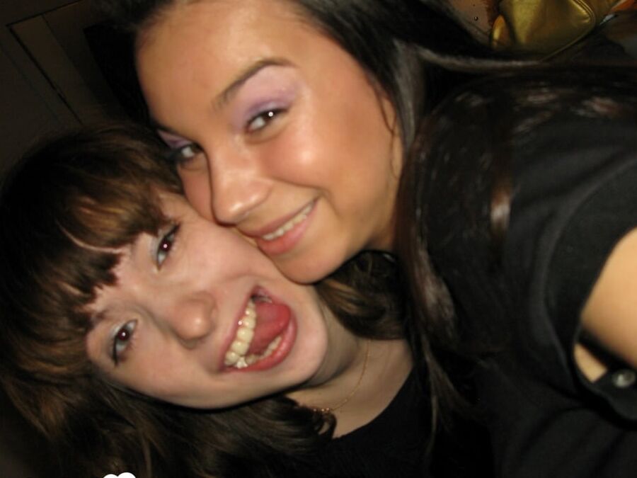 Best friends having fun in their nudes