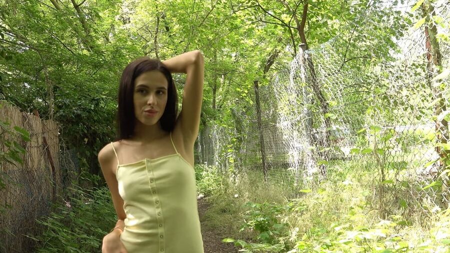 GERMAN SCOUT - SKINNY TEEN ALYSSA BOUNTY ROUGH PICKUP FUCK