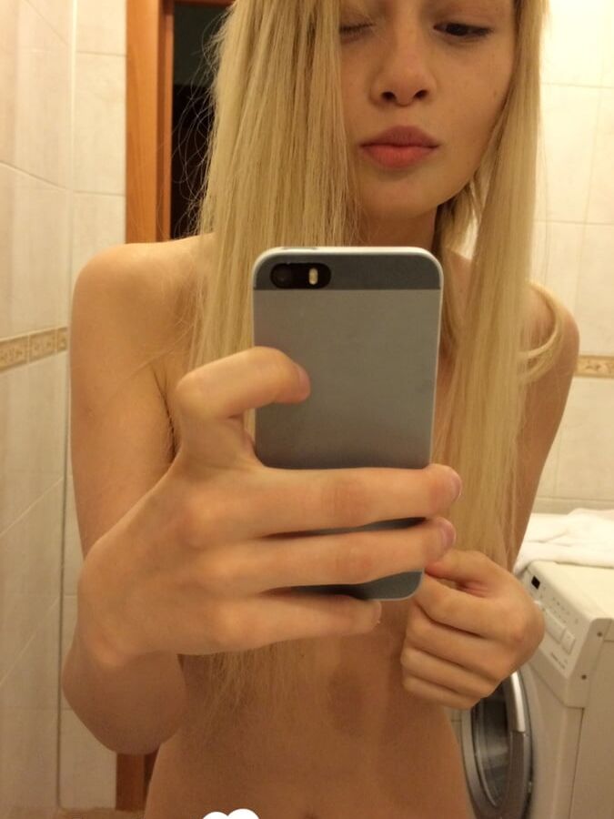 Beautiful blonde showing off her stunning figure
