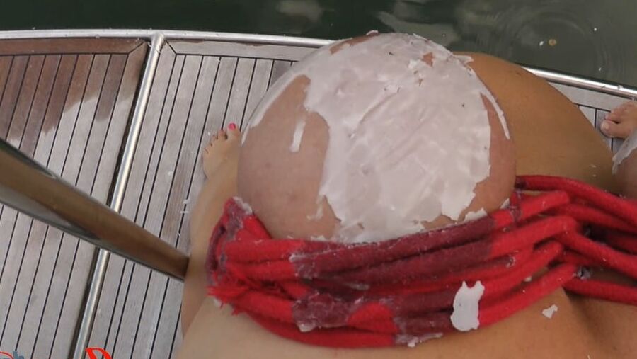 Annadevot - Boat Special: tits tied and waxed