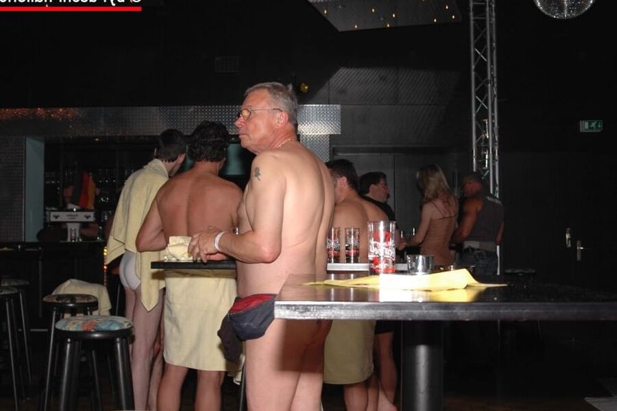 Saturday Night Fever gangbang - relax & pee time - part 2