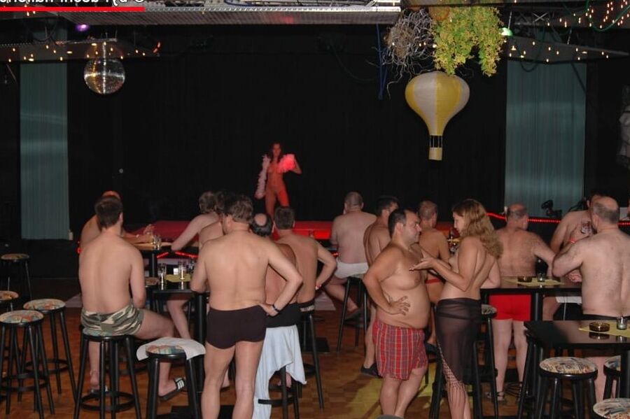Saturday Night Fever gangbang - 64 guys & 5 girls - part 1